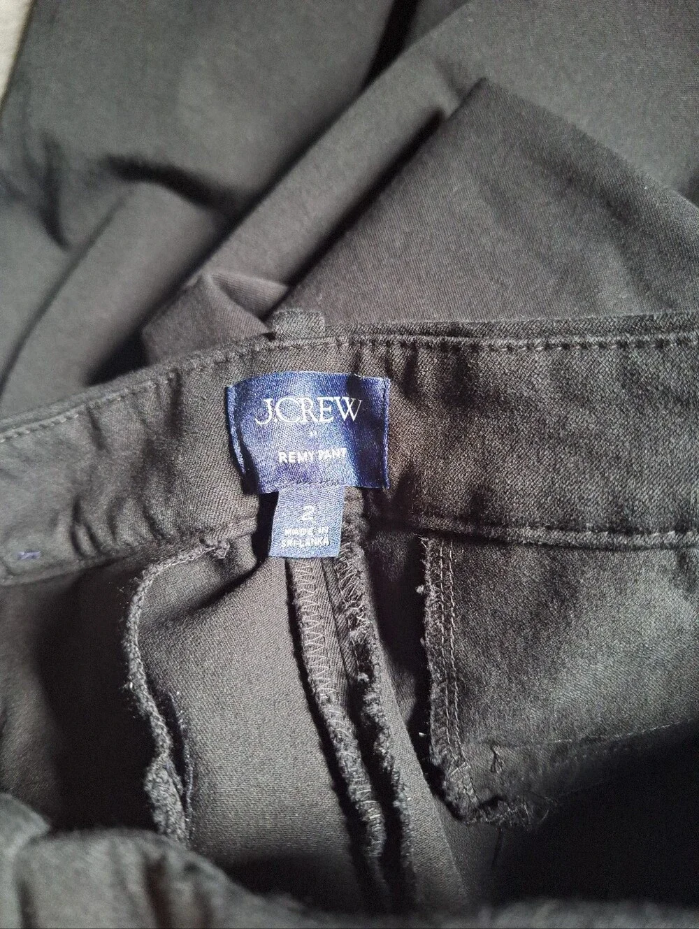 J. Crew Women's Black Chinos - Wide Leg Size 2
